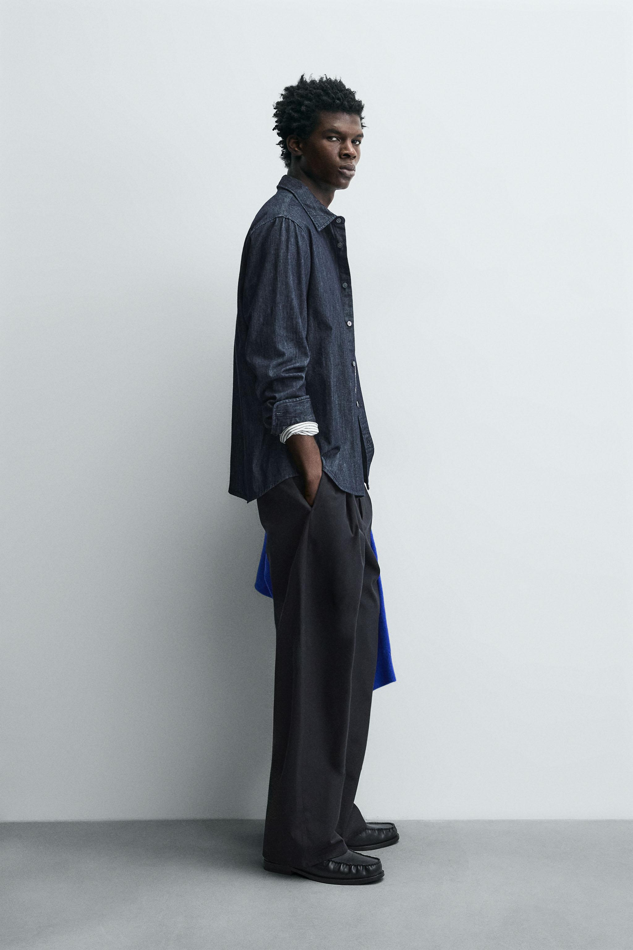 REGULAR FIT DENIM SHIRT